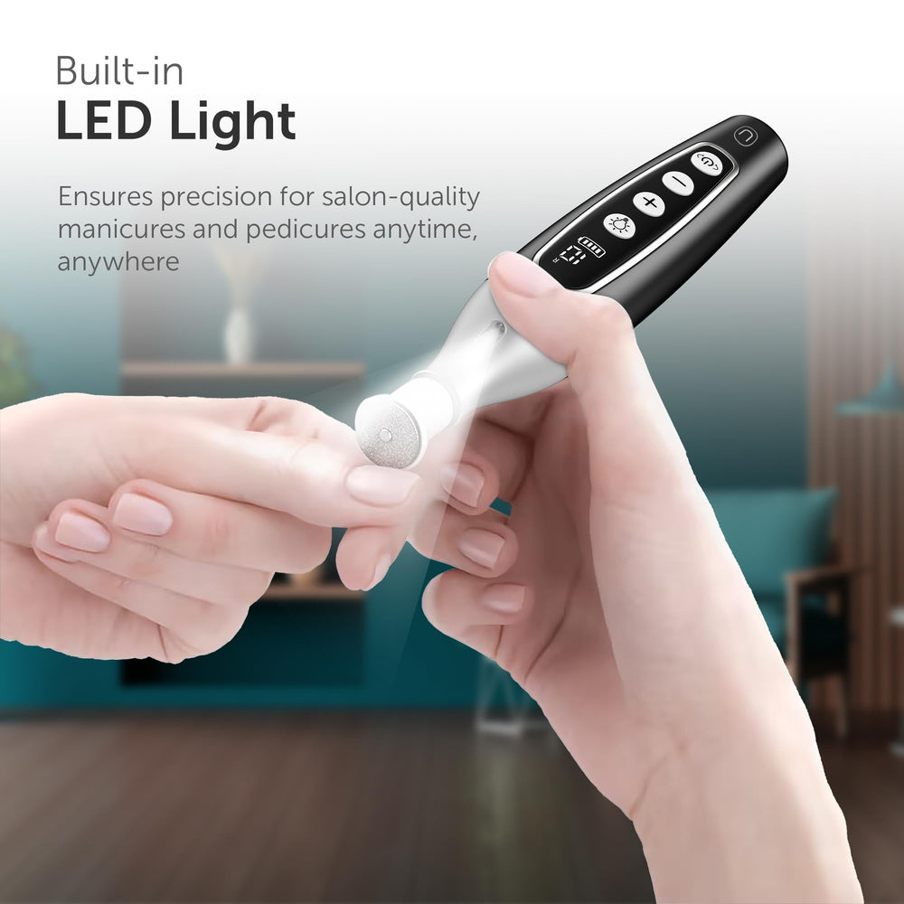 UTILYZE PedLux Pro protective dust shield keeps work area clean.