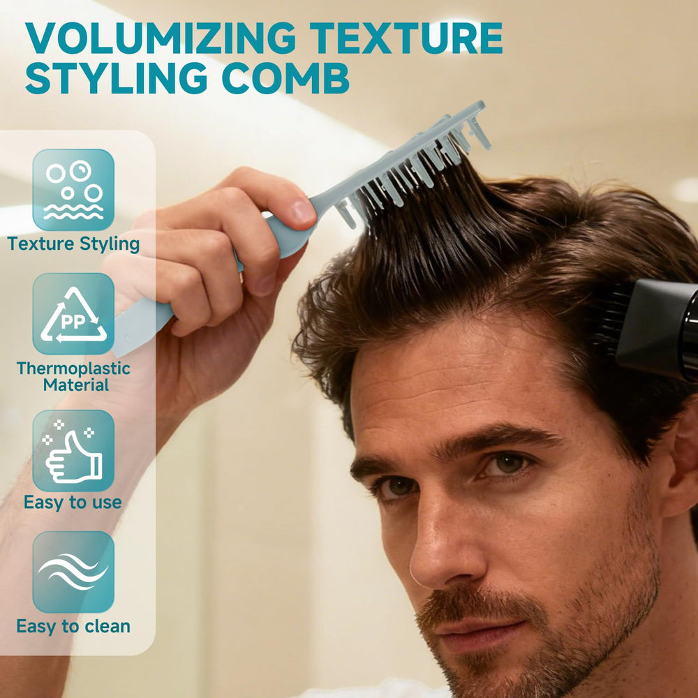 Utmiga Texture Comb bangs styling for natural movement