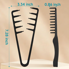 Utmiga Texture Comb compact design fits in a bag for on-the-go touch-ups.