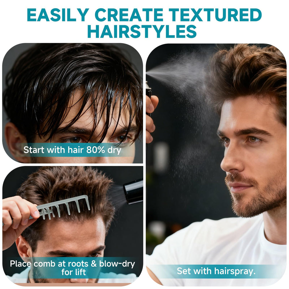 Utmiga Texture Comb detangling without pulling