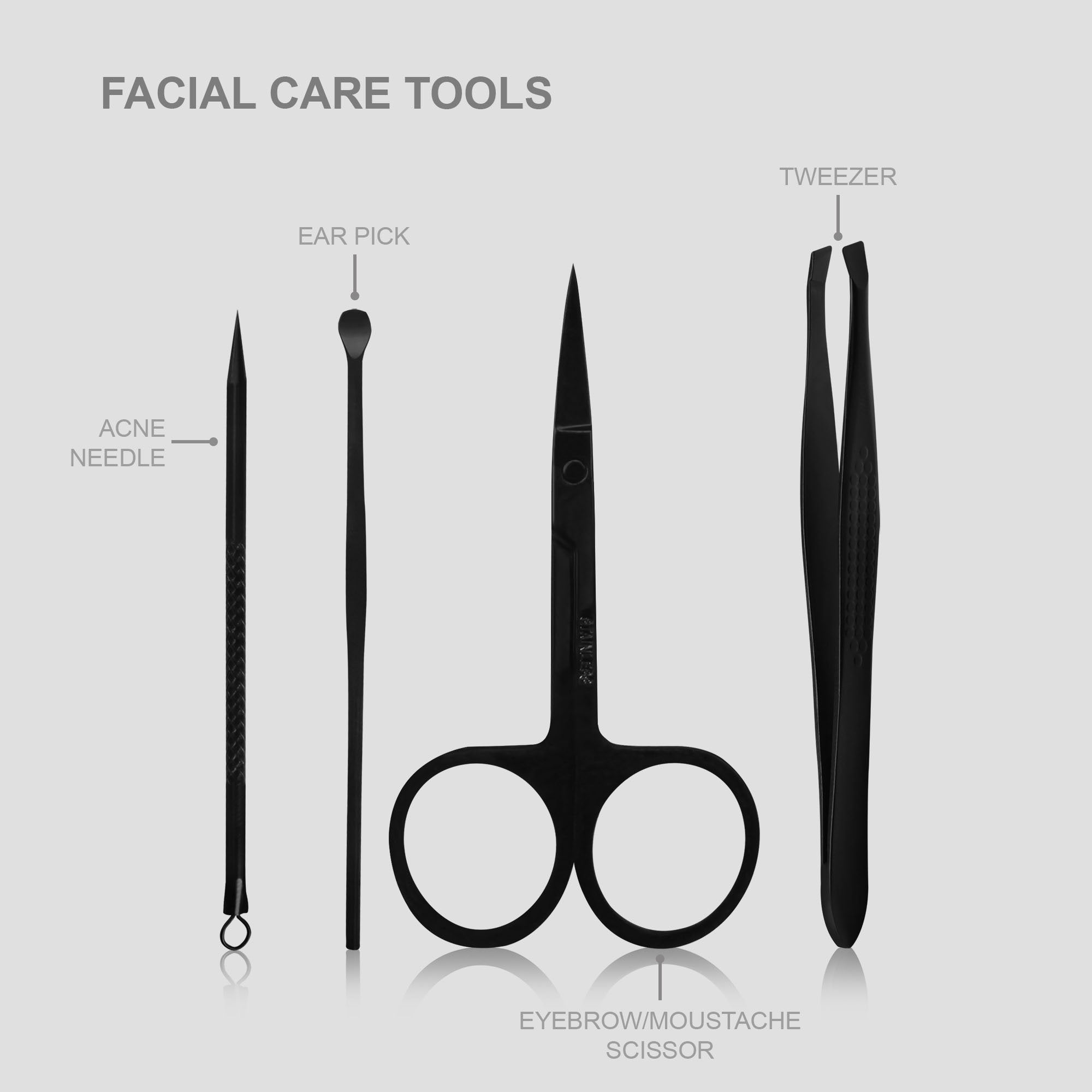 Utopia Care eyebrow tweezers enable precise brow shaping for neat definition.