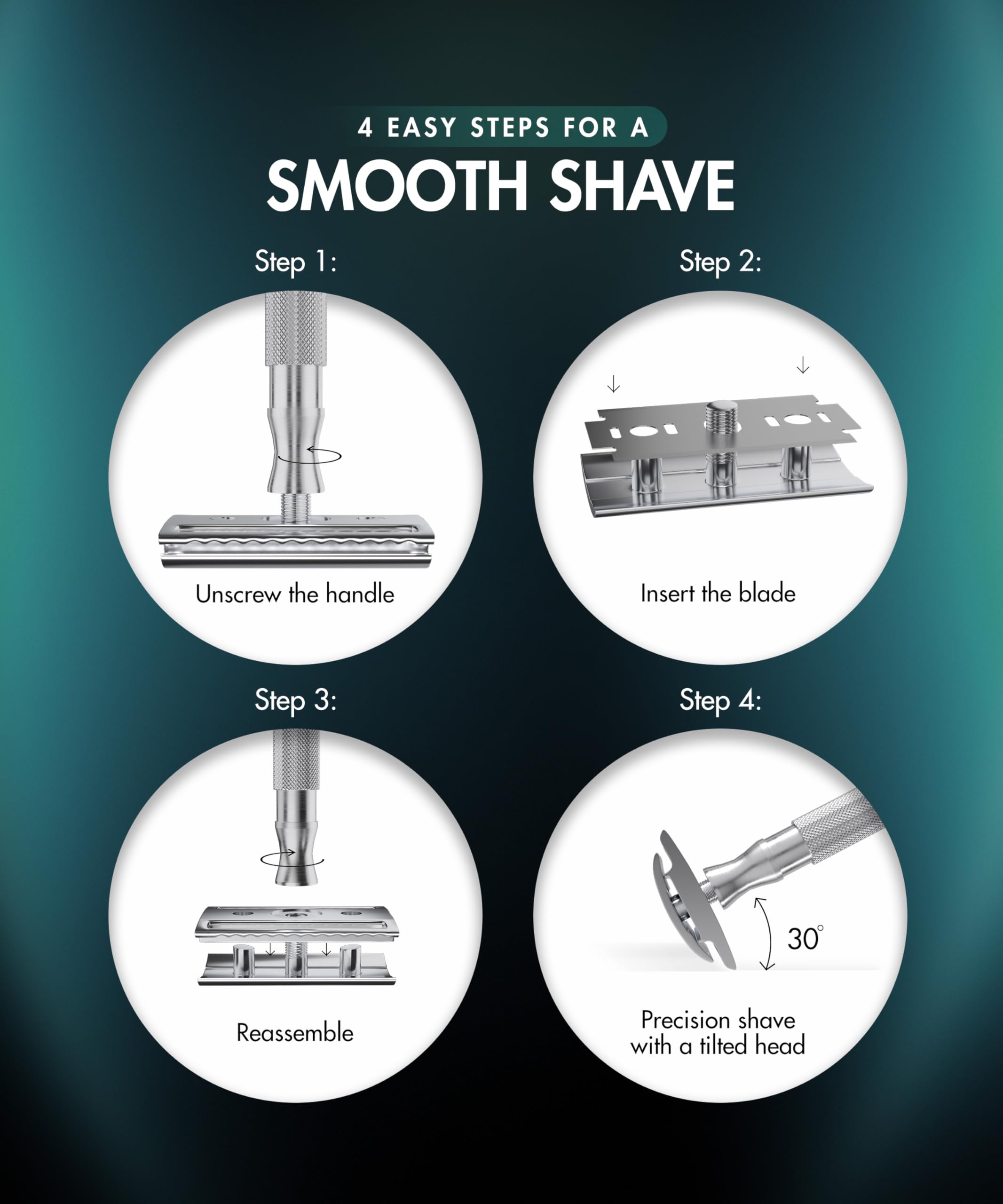 Utopia Care gift-ready safety razor for thoughtful gifting.