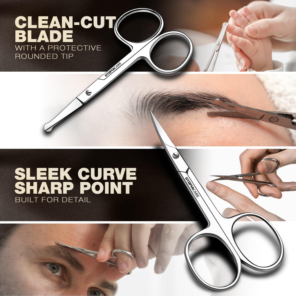 Utopia Care non-slip handle enables comfortable, precise control during grooming