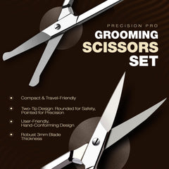 Utopia Care nose and ear trimming scissors for gentle facial hair removal