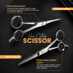 Utopia Care professional scissors with ergonomic handle for comfortable salon use