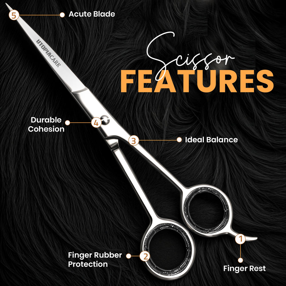 Utopia Care stainless steel shears with a sharp edge for clean cuts