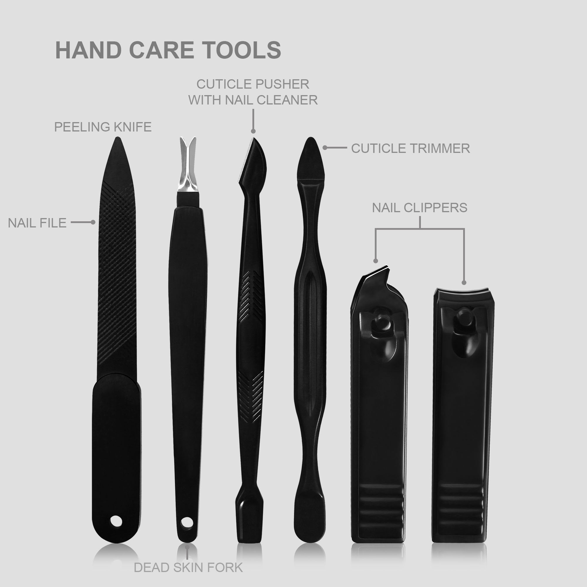 Utopia Care v-shaped push stick helps quick, clean push-back of cuticles.