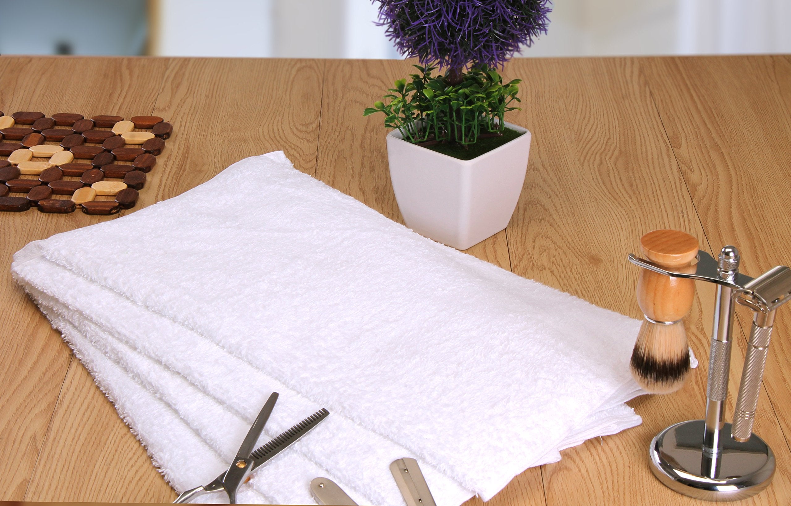 Utopia Towels salon towel 24-pack cold-water wash supports easy care