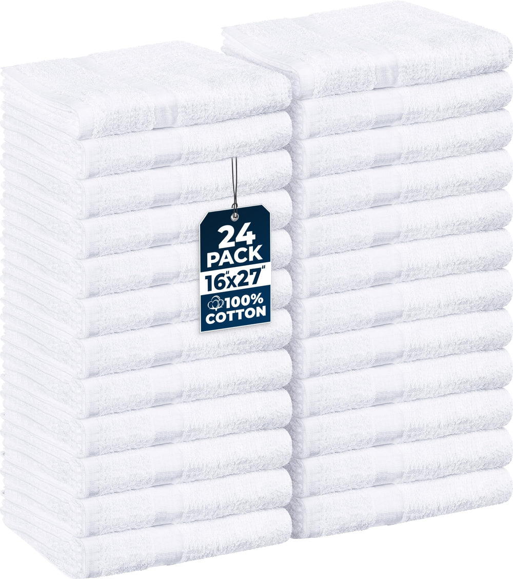 Utopia Towels salon towel 24-pack rolled stack for quick prep in busy settings