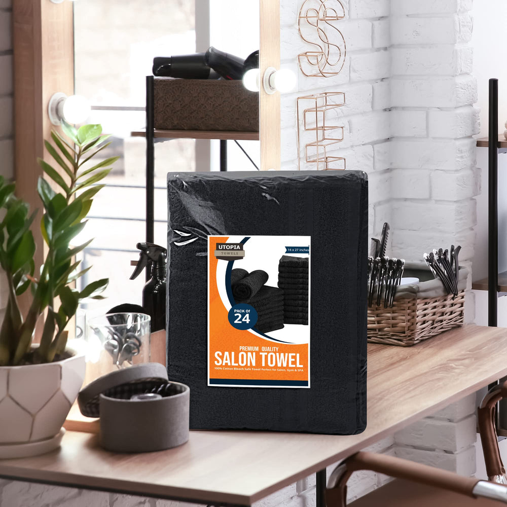 Utopia Towels 16x27 towel offers generous client coverage