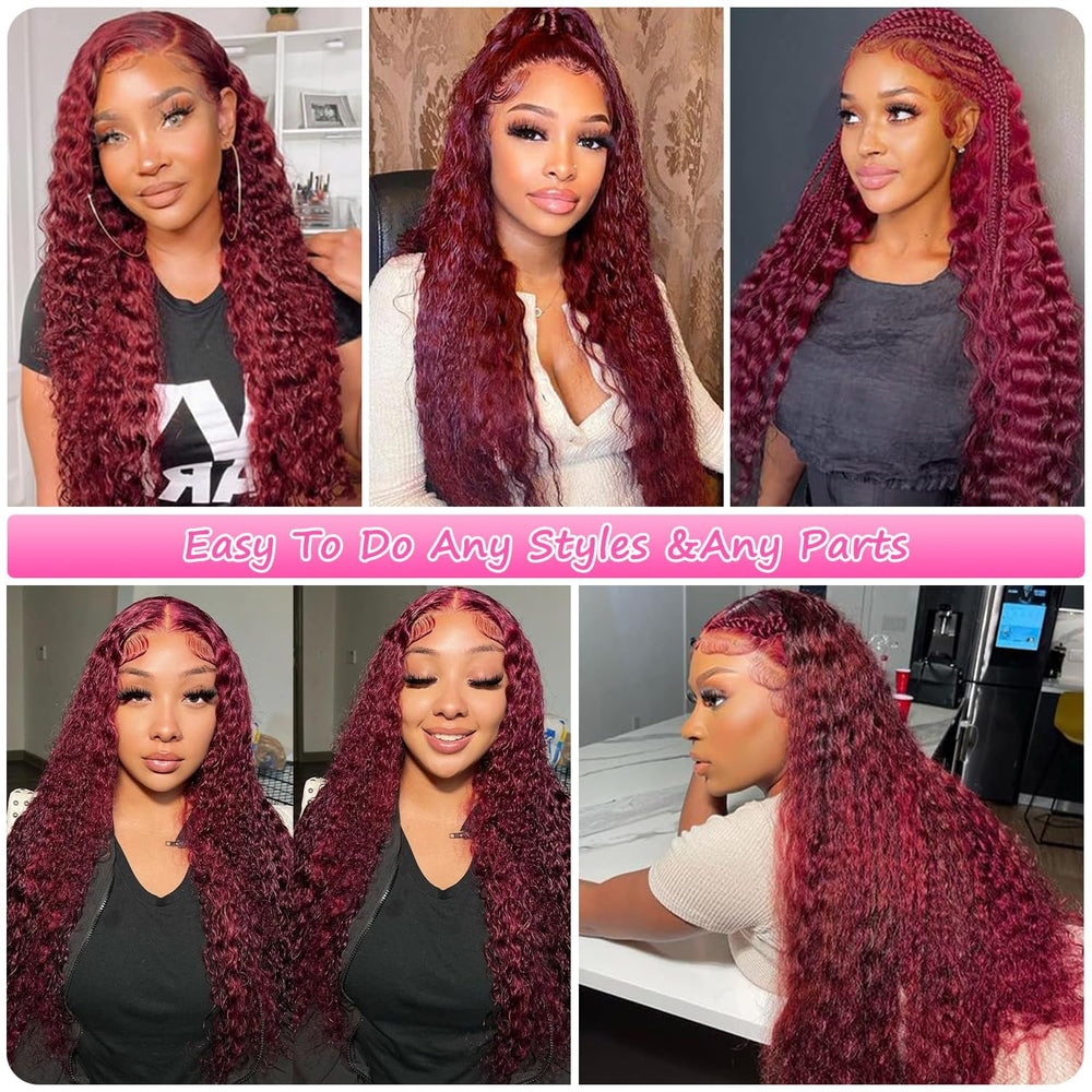 UTracycoy gift-ready packaging presents a stylish burgundy wig.