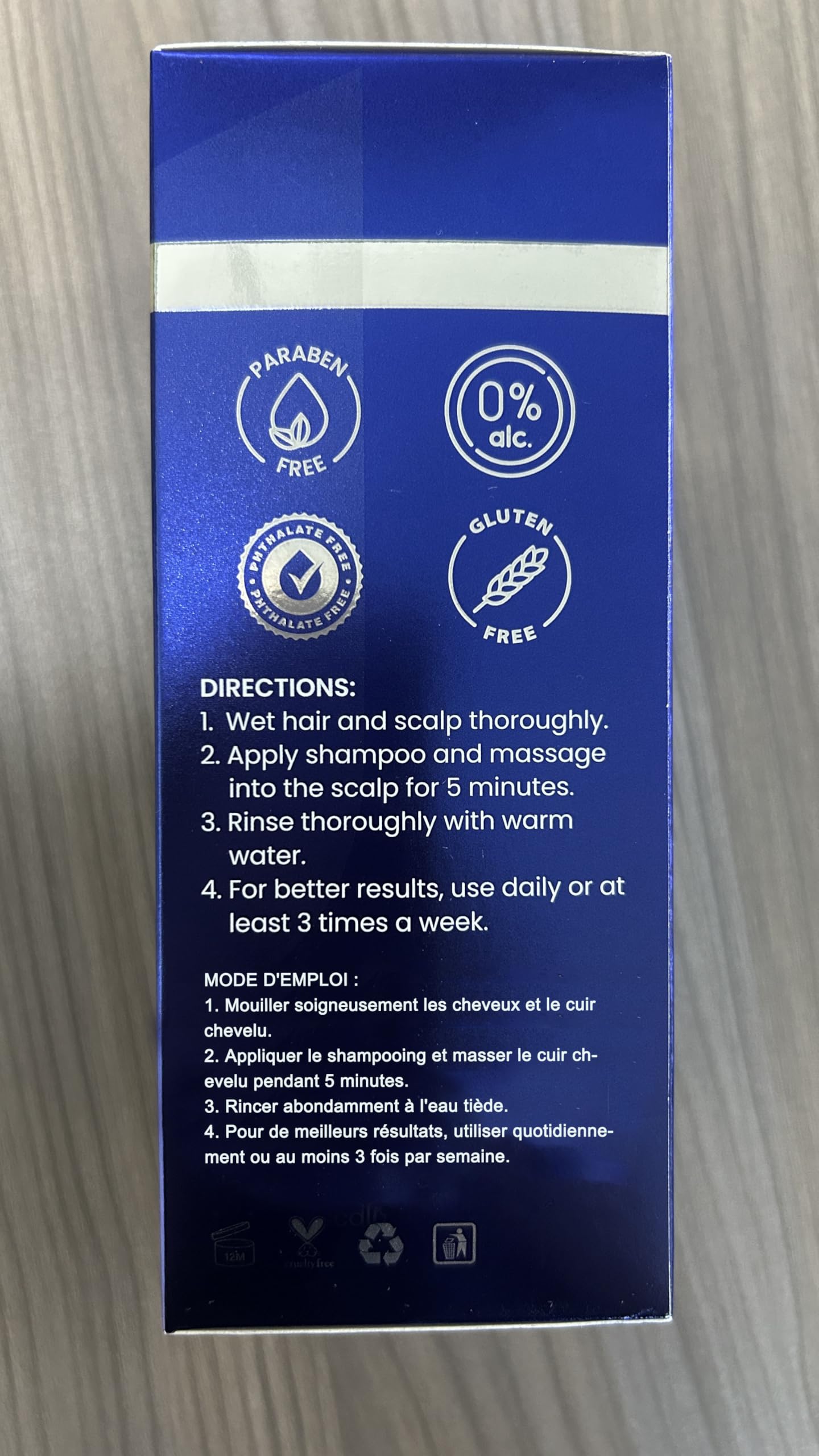 Presentación de regalo Uttse Biotion, ideal para hombres con pérdida