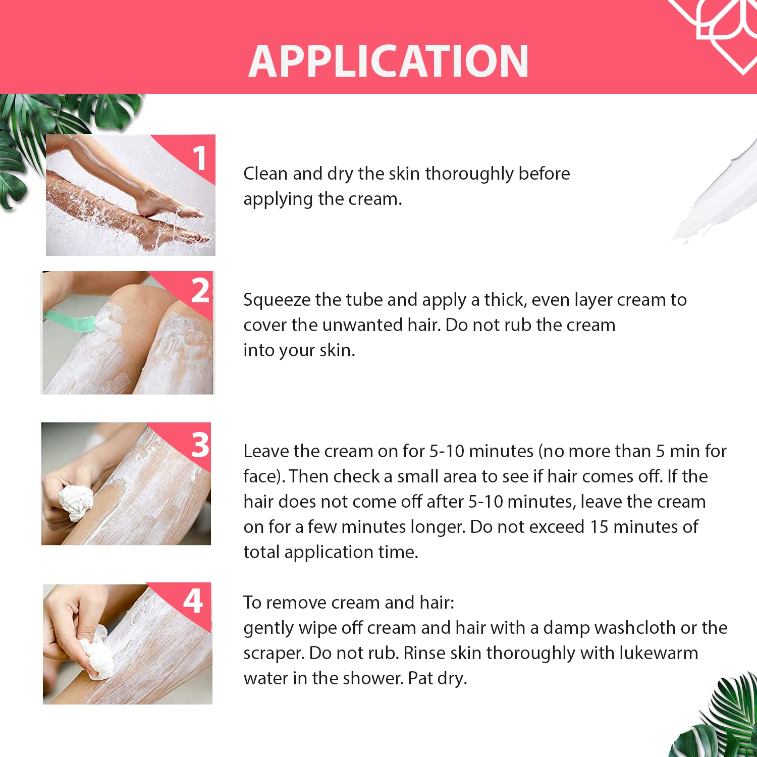 Uttse Intimate Hair Removal Cream legs for fast, comfortable use