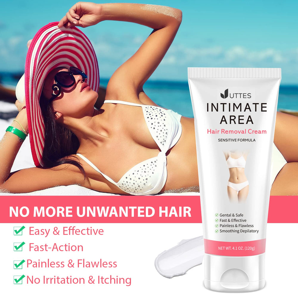 Uttse Intimate Hair Removal Cream safety patch test guidance before use