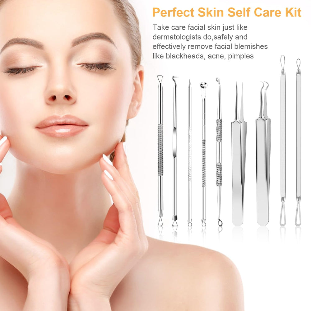 UUBAAR precision 0-01mm tip in action for precise pore care.
