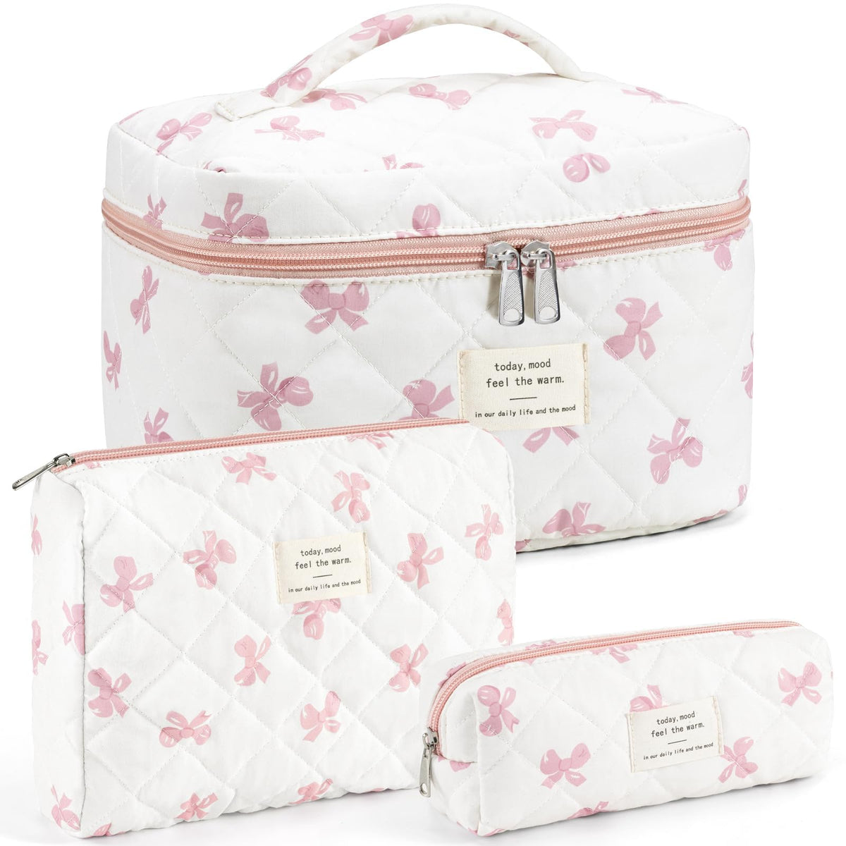 UUYUUY makeup bag set as travel organizer keeping cosmetics neatly arranged.