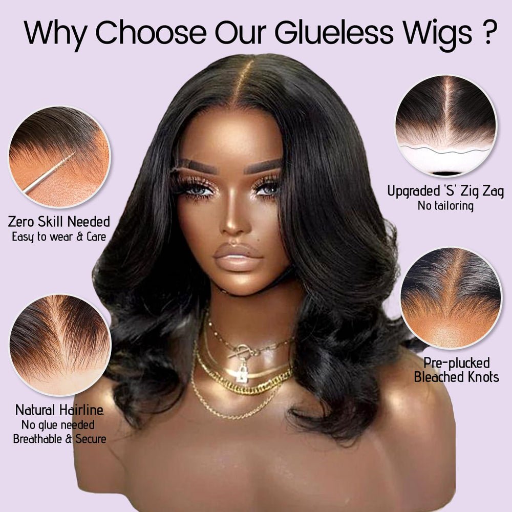 UVVUVV versatile bob wig for daily and special occasions