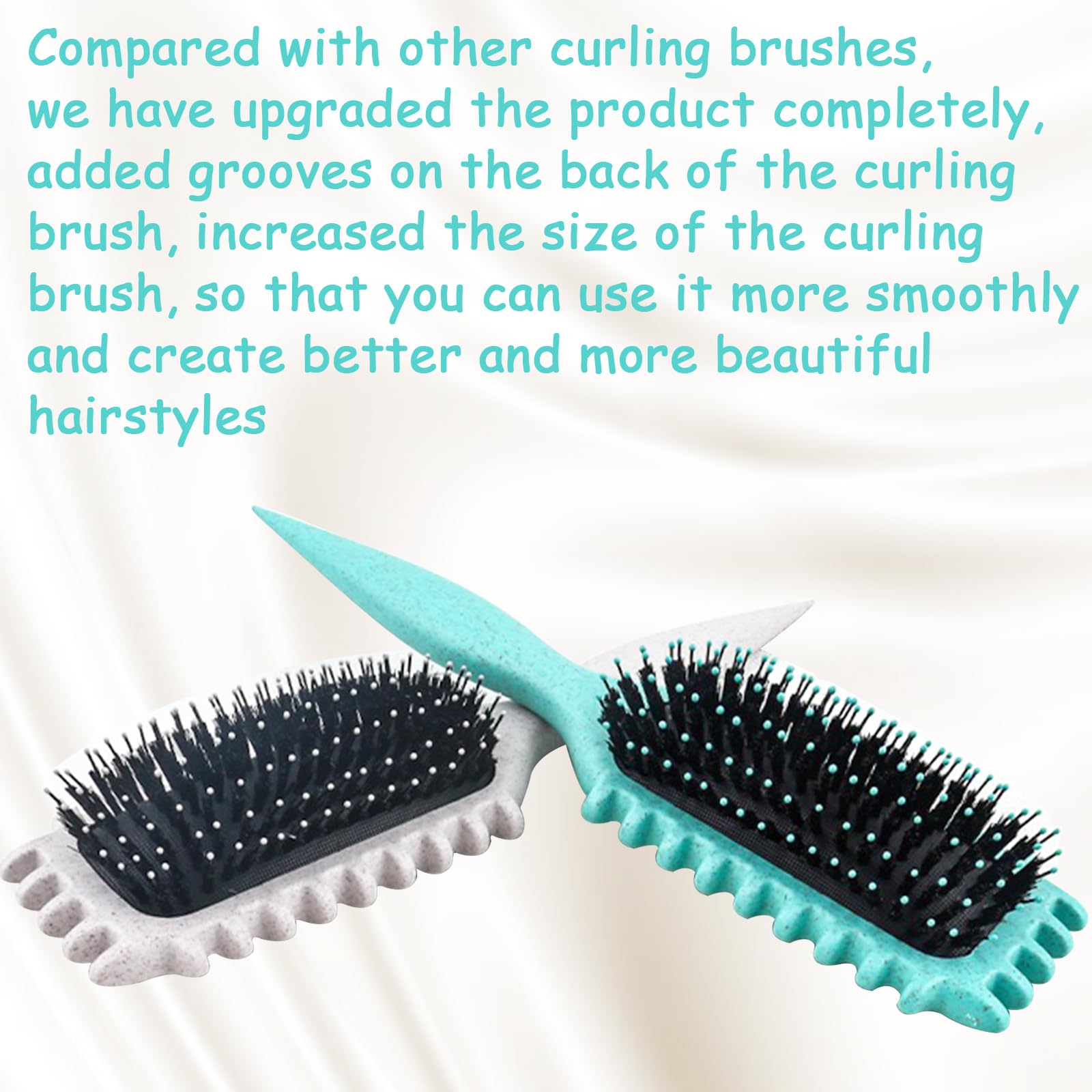 UVZNUMG Curl Defining Brush usable on wet or dry hair for versatile styling