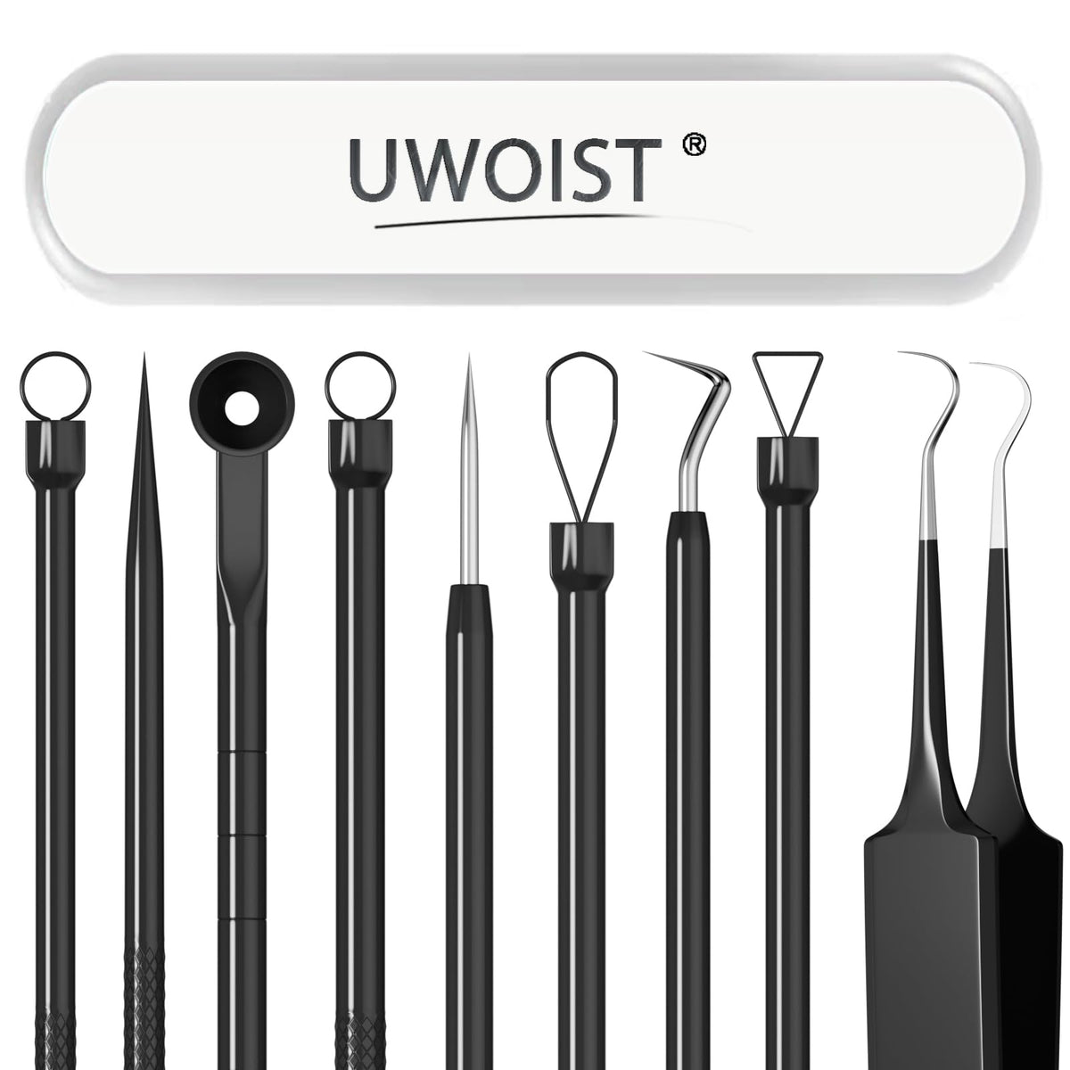 UWOIST blackhead remover kit front view for compact at-home skincare.