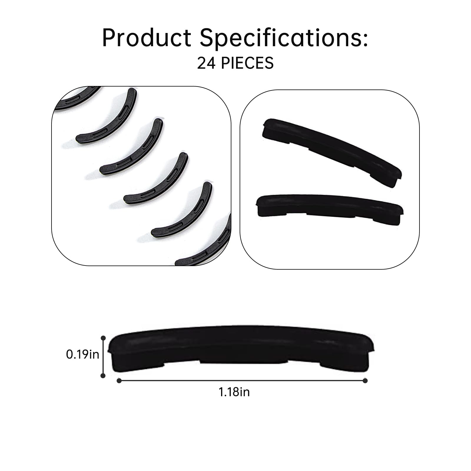 UXIETIN curved-design refill pads create natural curves without harming lashes.