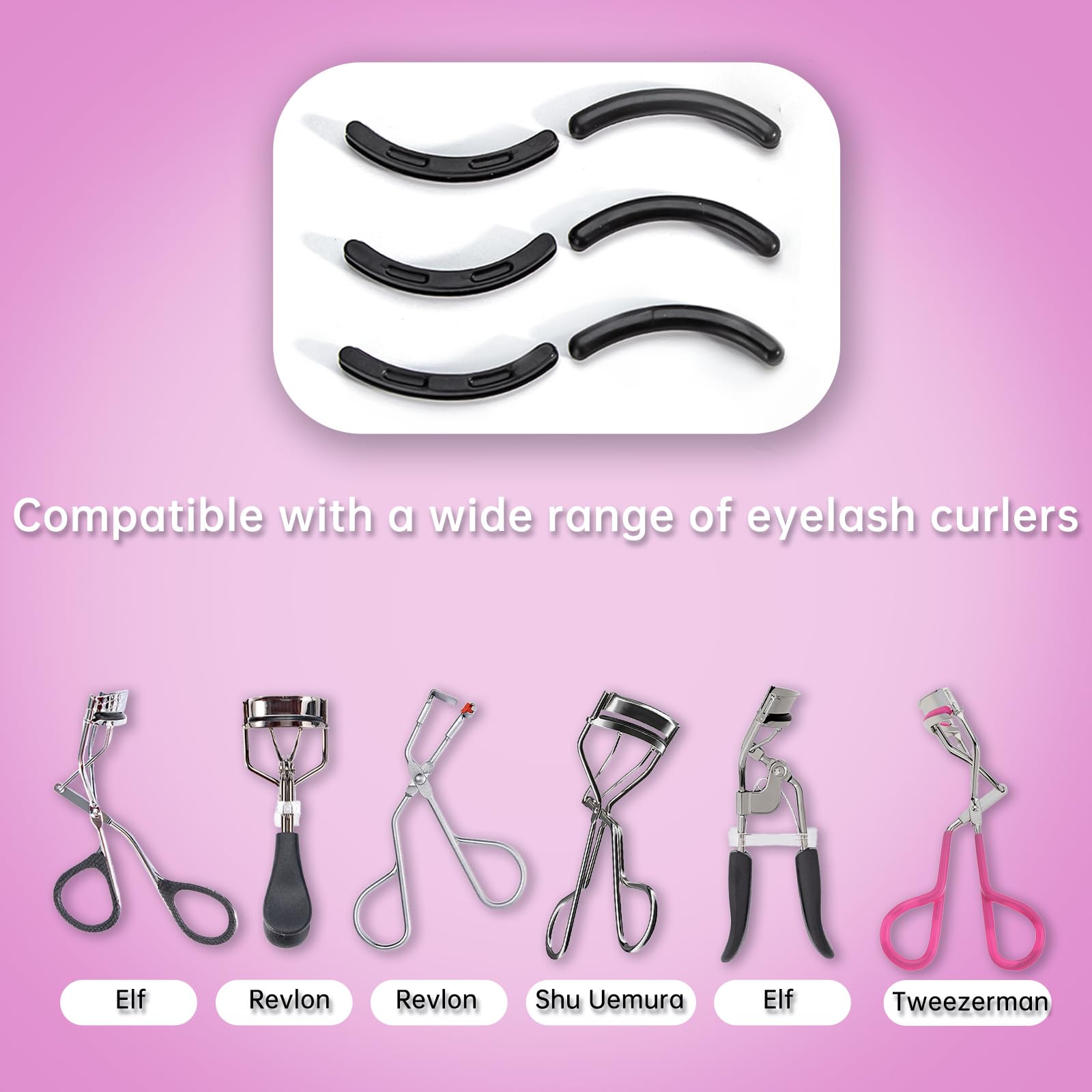 UXIETIN elastic silicone refills maintain rebound for long-lasting lash curl.