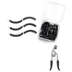 UXIETIN eyelash curler refills with 24 pads for easy replacement and consistent curl.