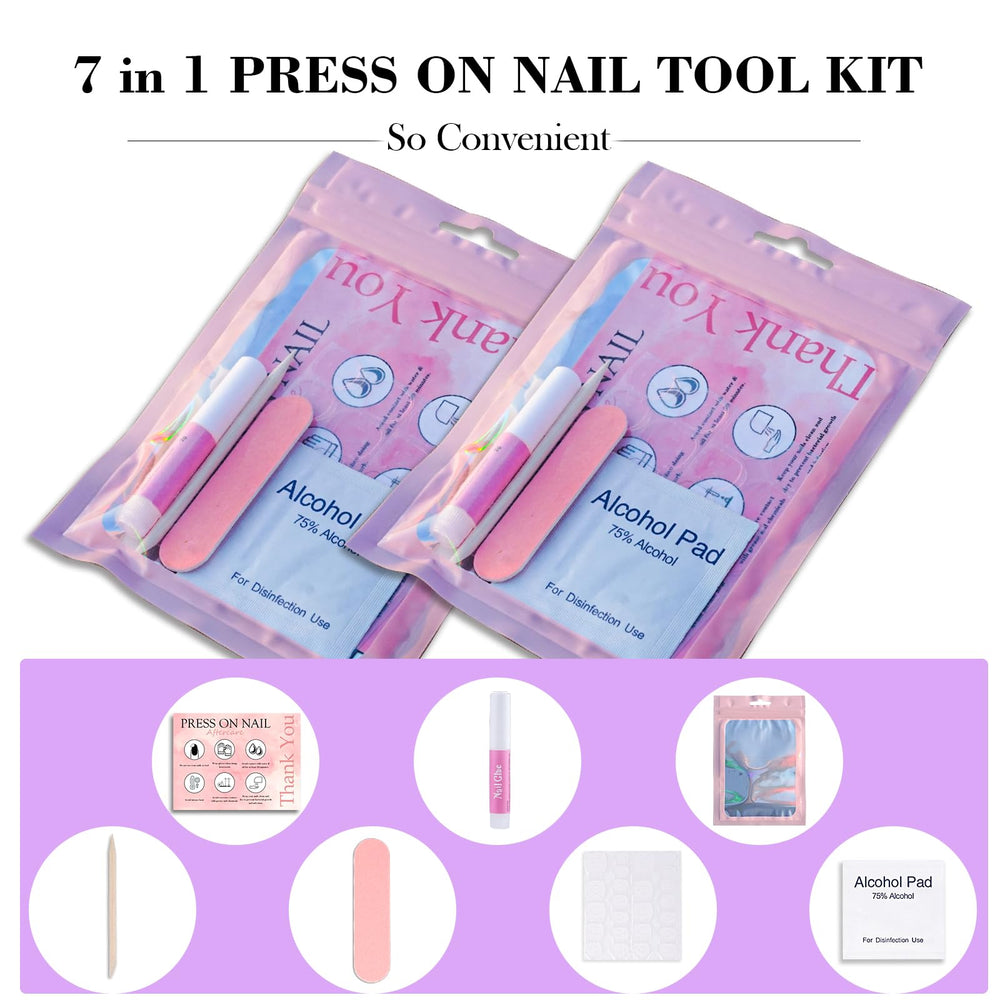 Uyolaxed mini nail file included for quick shaping during client visits