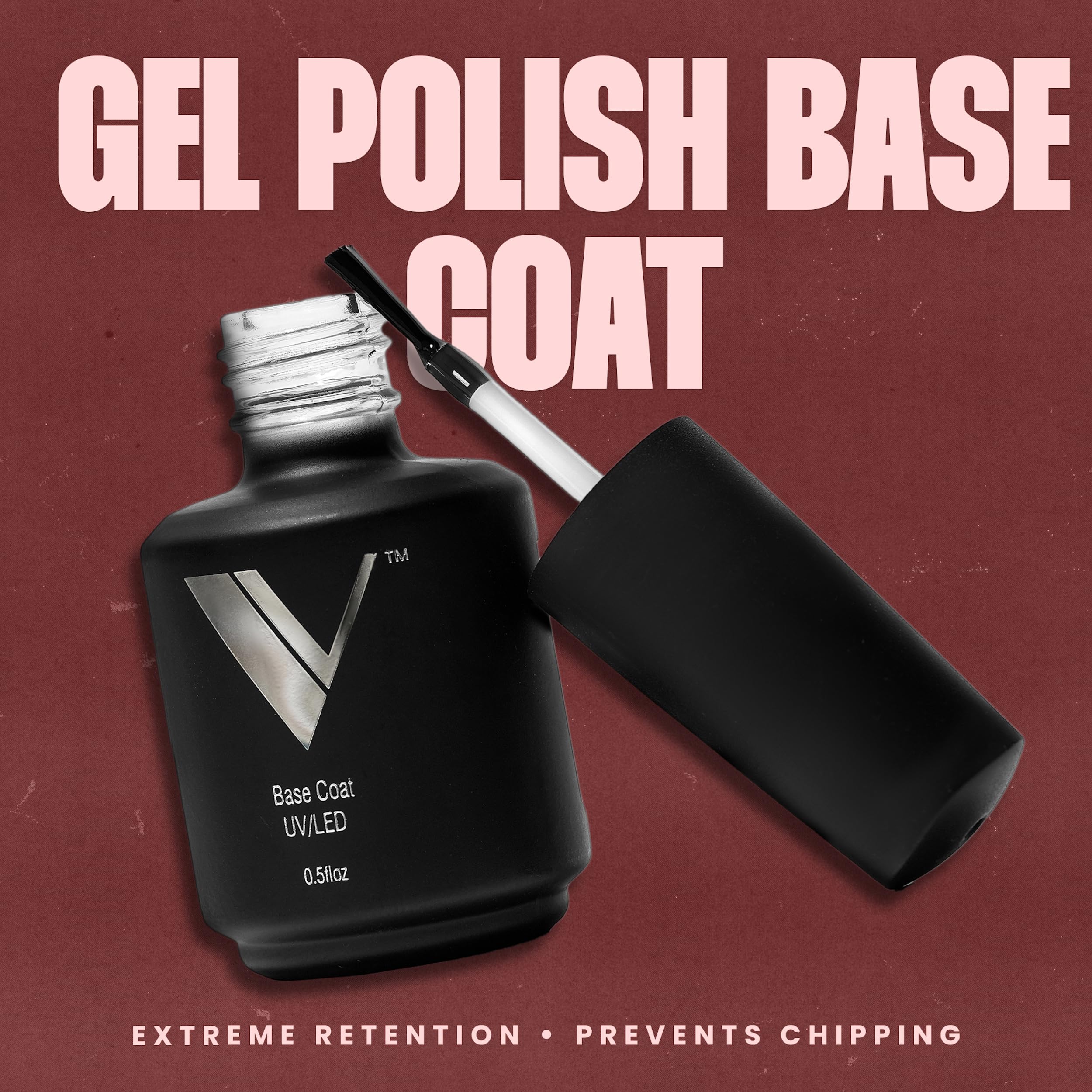 V Beauty Pure Base Gel: adhesión firme que evita levantamiento