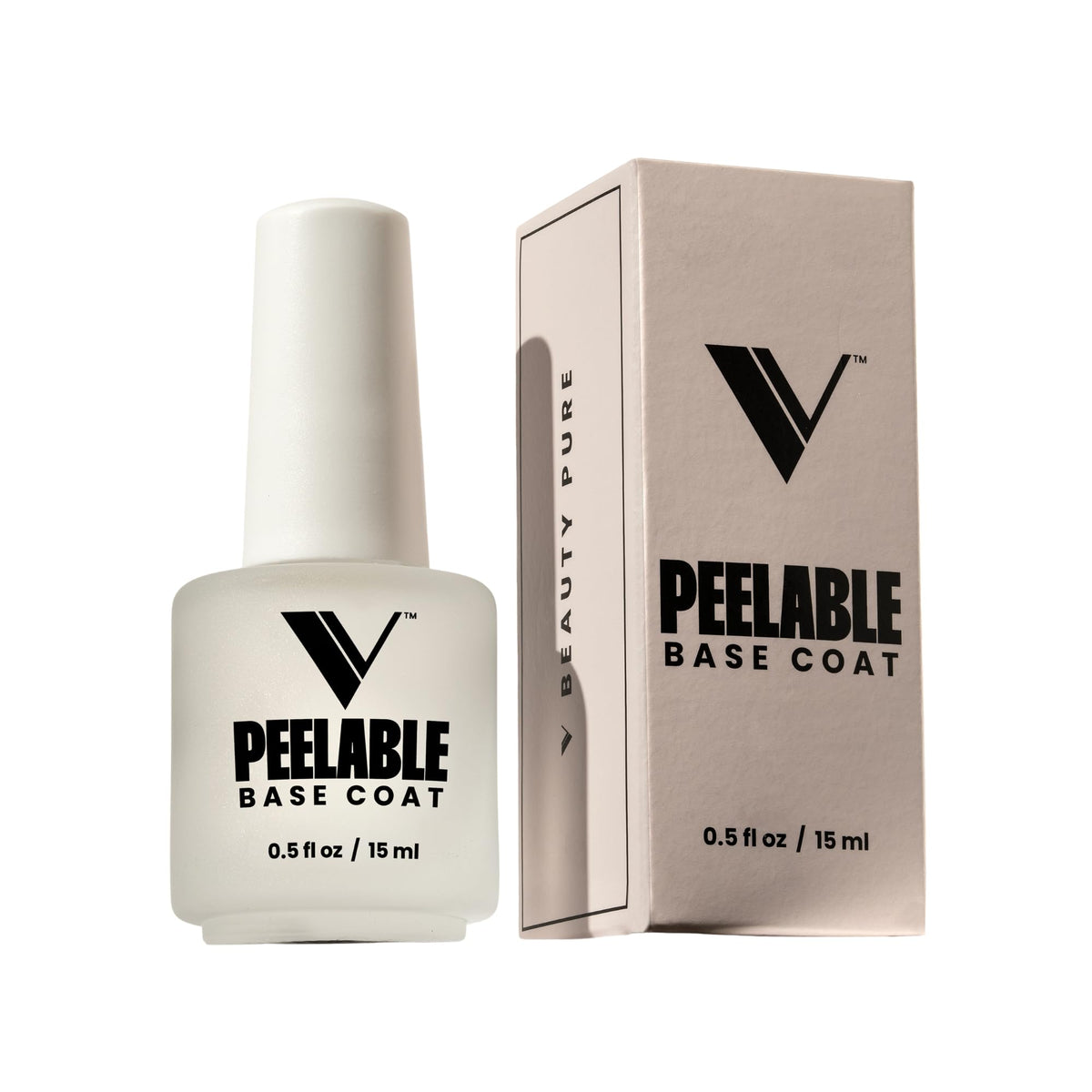 Base gel desprendible de V Beauty Pure para cambios sin dañar uñas
