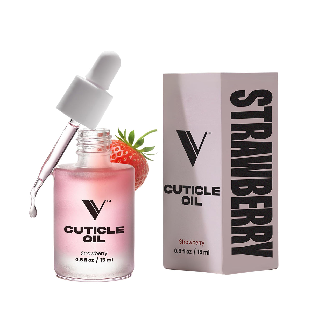 V Beauty Pure: botella de aceite para cutículas y uñas, hidratación profunda