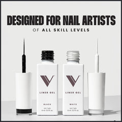 V Beauty Pure gel delineador blanco para acabados nítidos