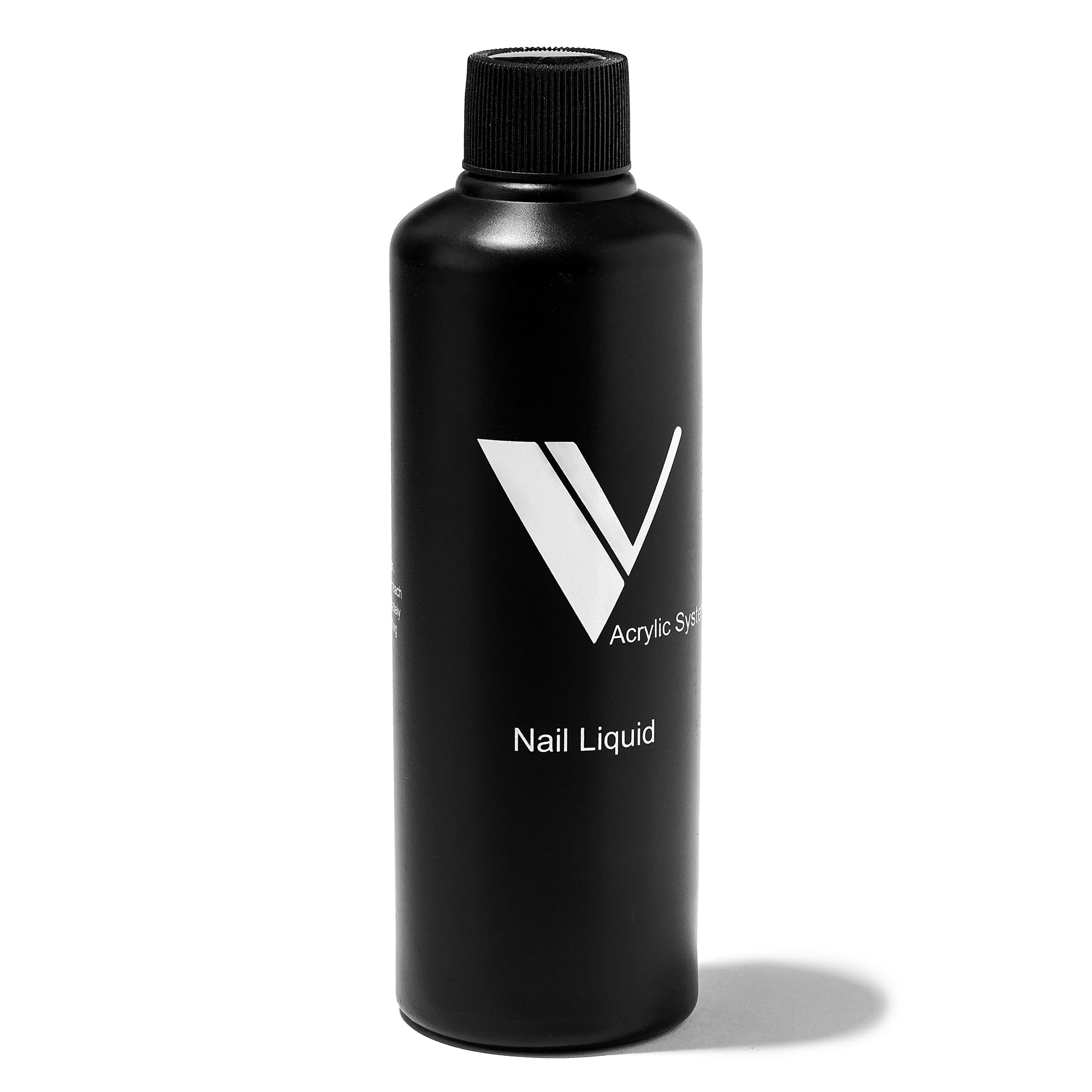V Beauty Pure monomer liquid bottle closeup for premium application.