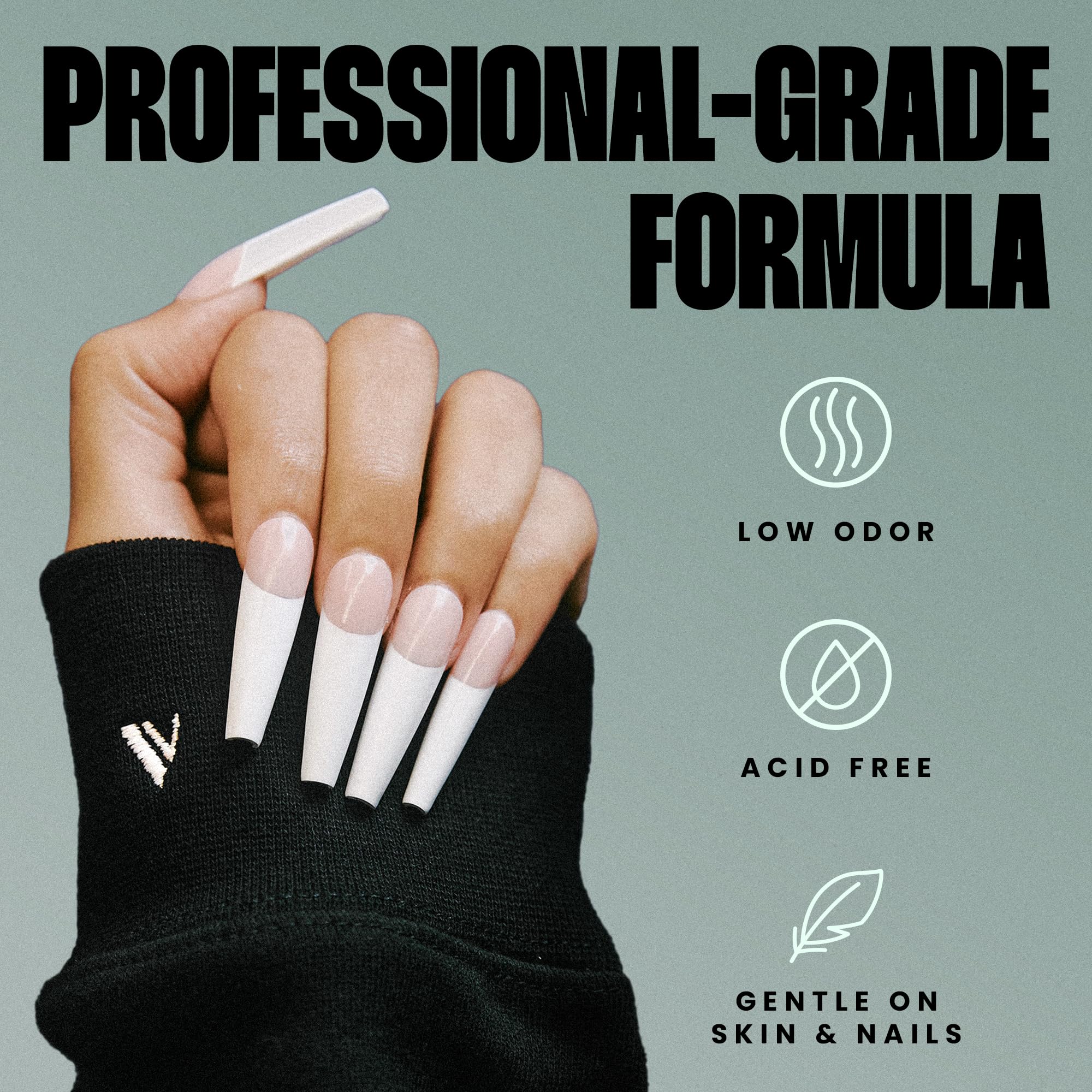 V Beauty Pure Super Bond Primer, olor suave para manicura cómoda.