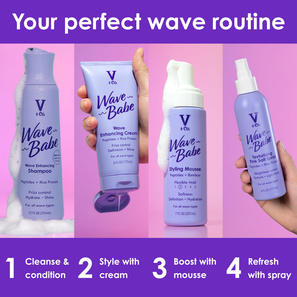 Wave Babe aplicacion-aire-seco para definir con poco esfuerzo.