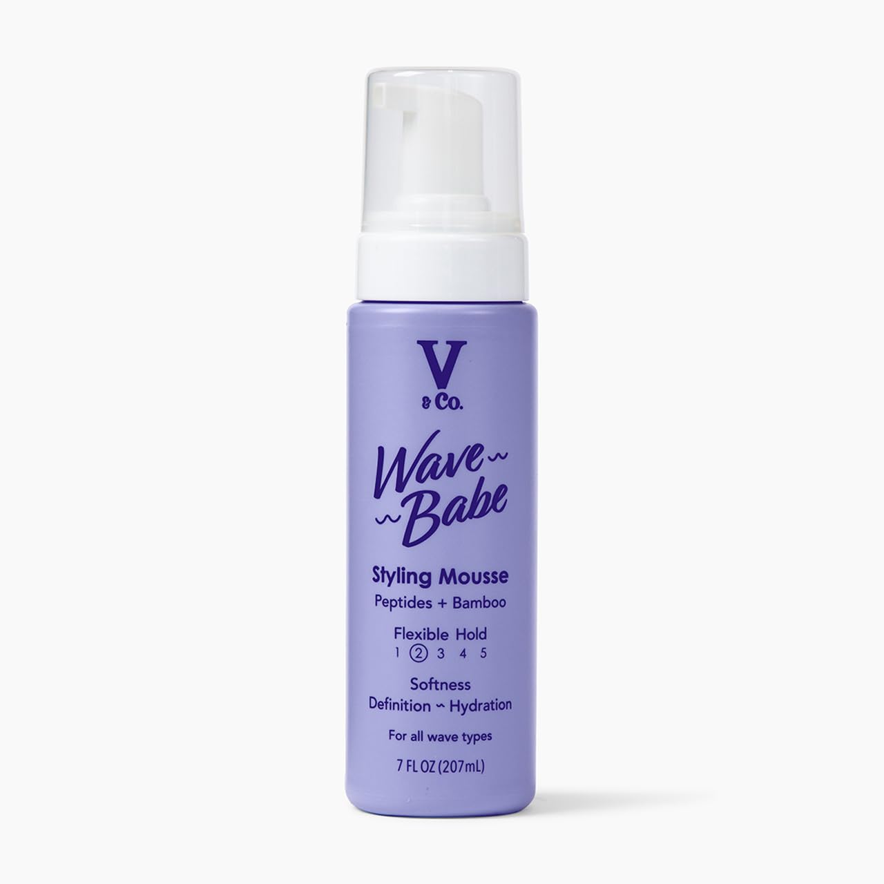 V&Co Wave Babe espuma-ondas para definir ondas con volumen suave.