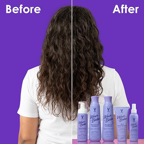 V&Co Wave Babe hidratacion-con-peptidos para cabello suave y nutrido.