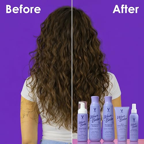 Foam on palm from Wave Babe shampoo for effortless wave definition