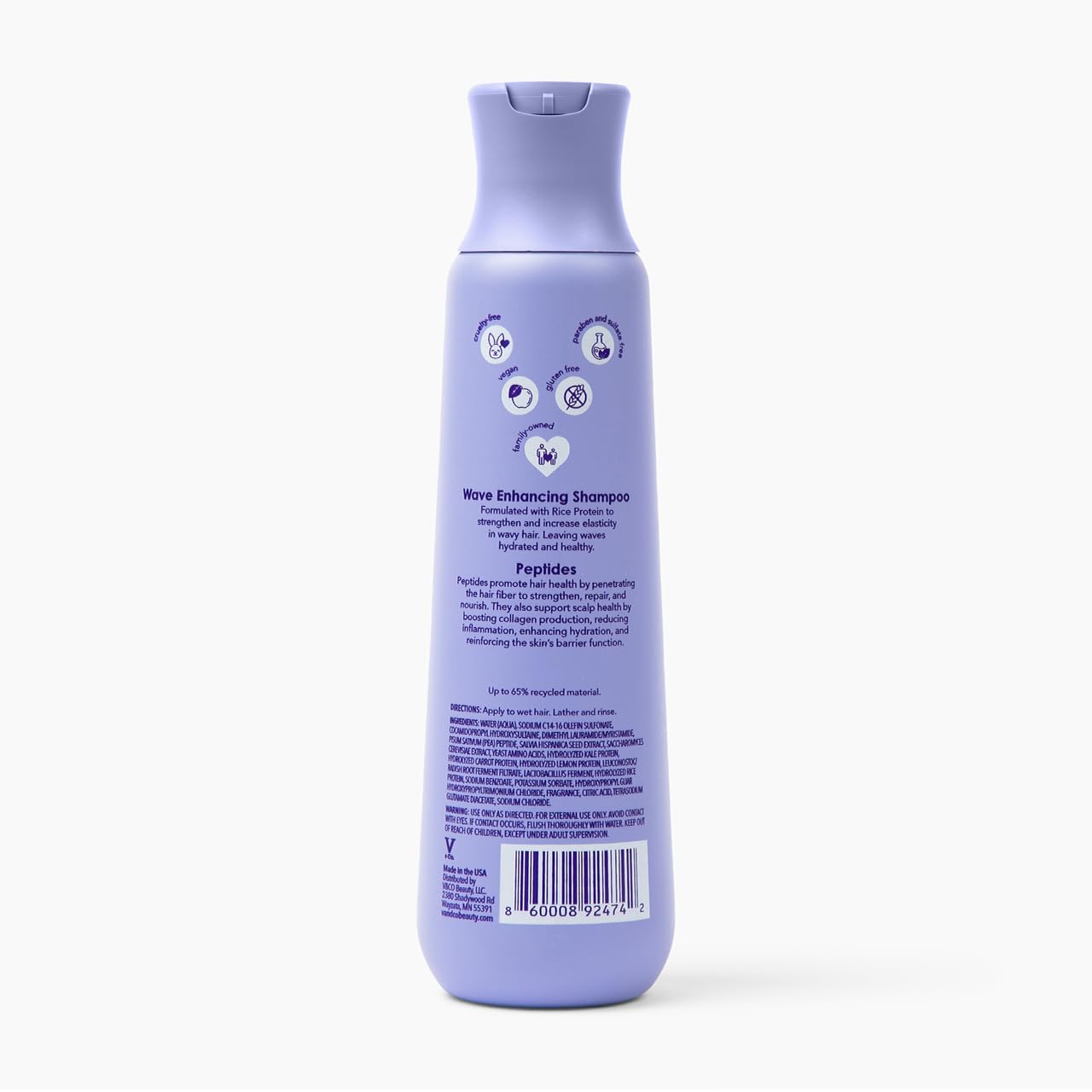 Travel-ready 12 oz Wave Babe bottle on vanity