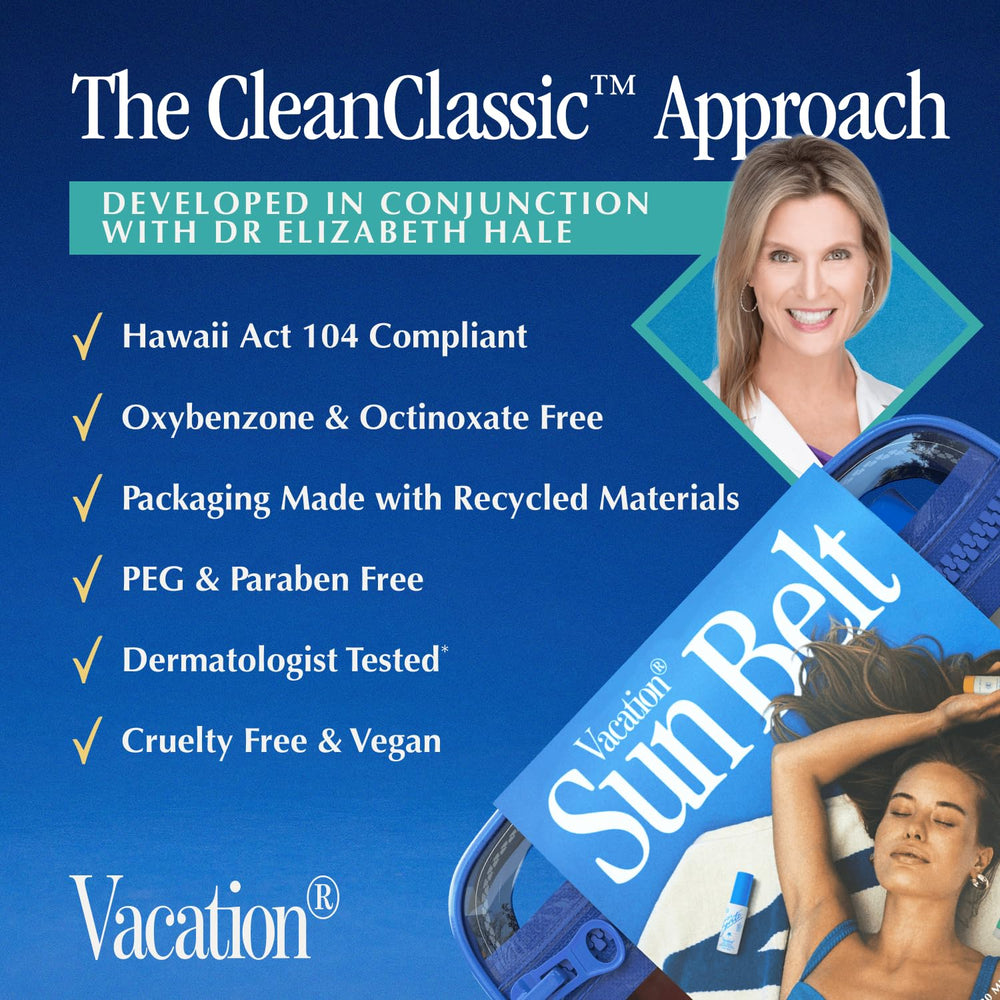 Vacation Aloe After Sun Gel for non-sticky, cooling after-sun relief.