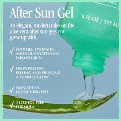 VACATION gel aloe vera hidratante aporta suavidad a la piel.