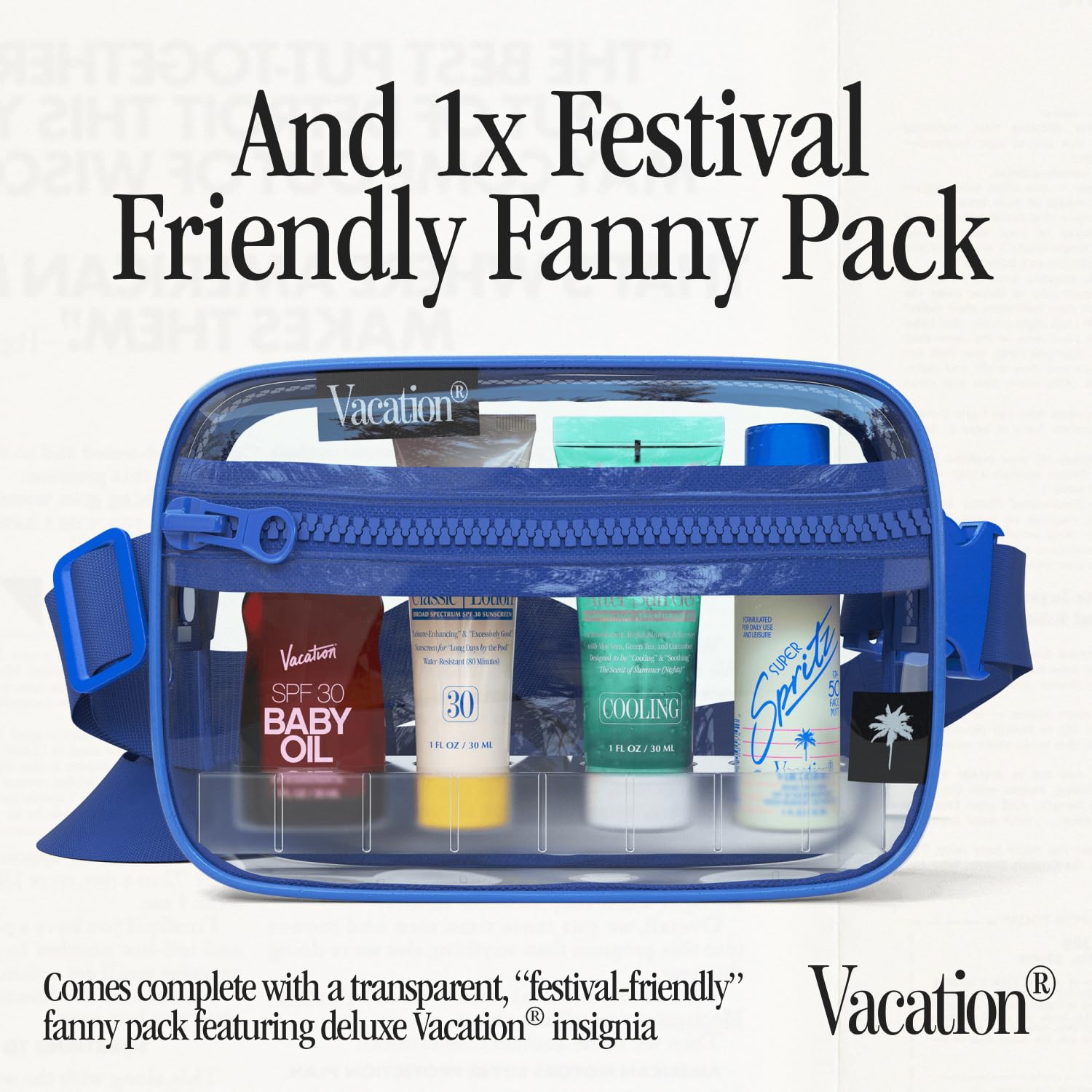 Vacation Classic Lotion SPF 30 bottle for quick, streak-free application.