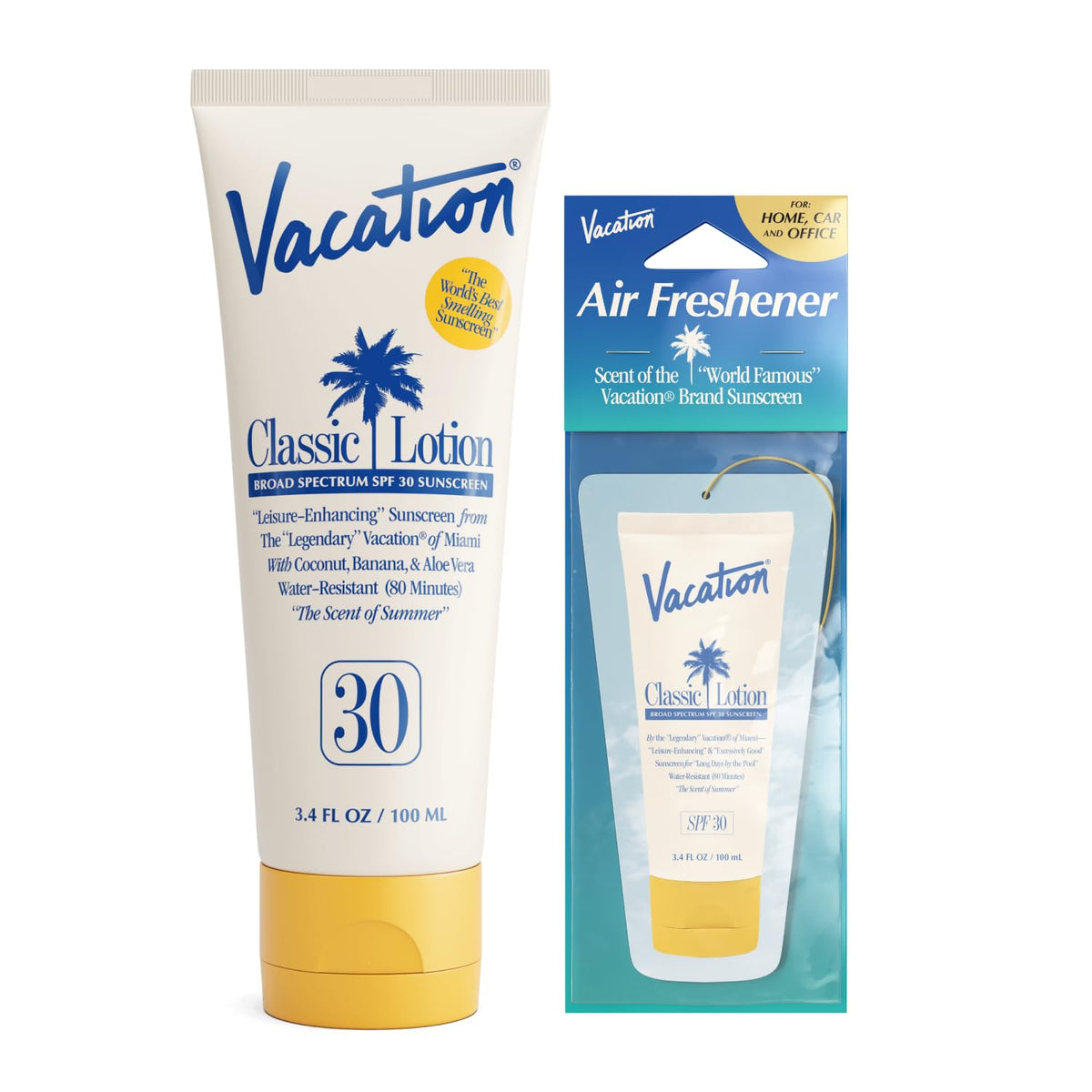 Vacation crema solar SPF 30, tacto transparente para todo tipo de piel.