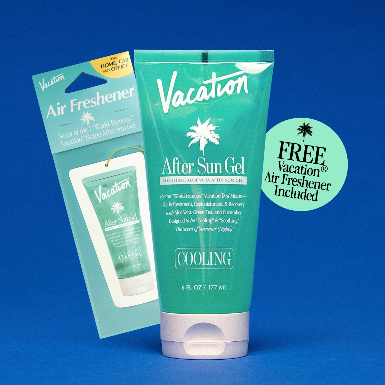 VACATION fragancia ARQUISTE con notas de aloe, pepino y cítricos.