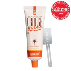 Vacation Orange Gelée balm-to-oil texture on skin for a silky, absorbed feel