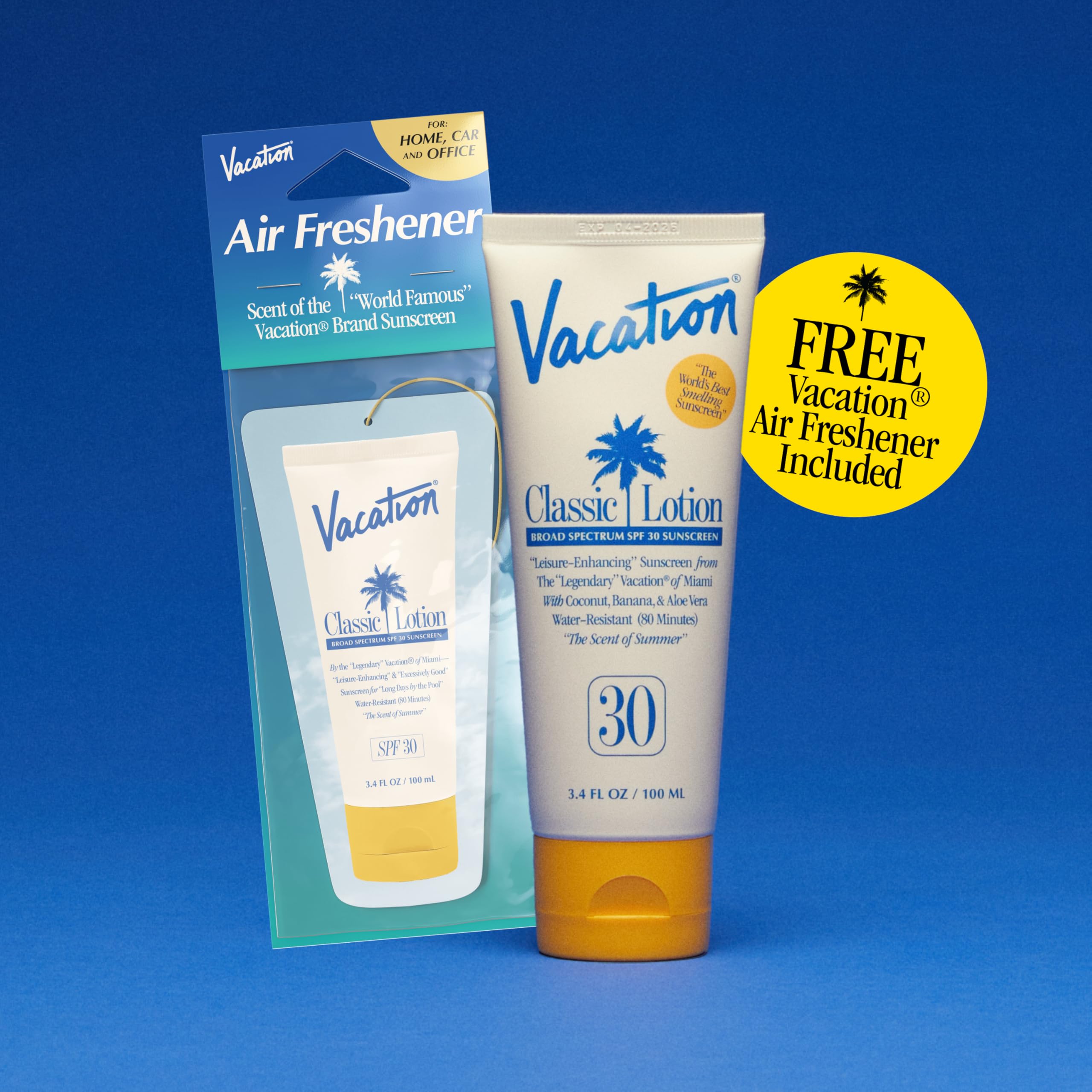 Vacation pack de viaje 3.4 oz, perfecto para excursiones.