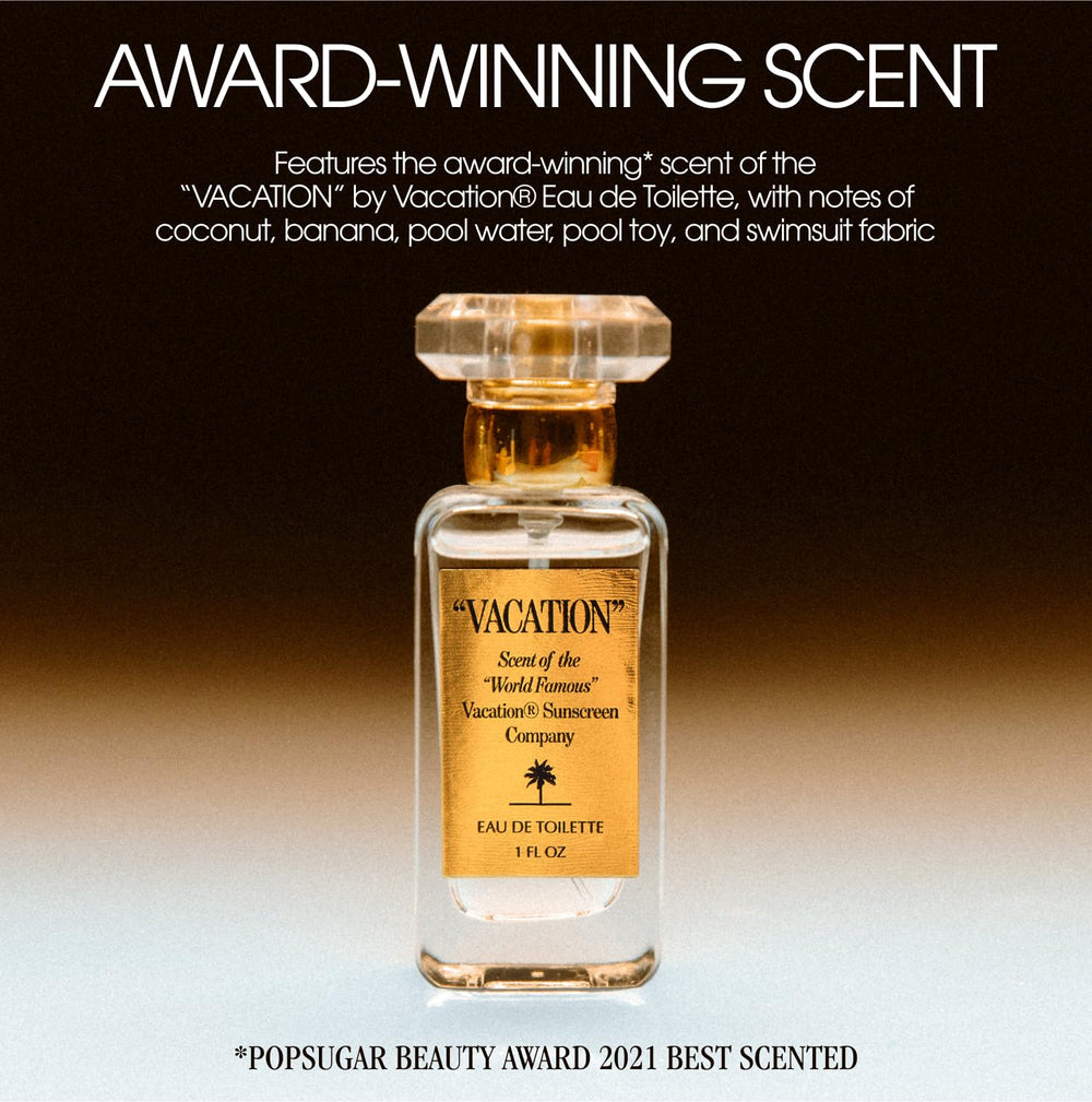 Vacation Shimmer Oil SPF 30 close-up glow emphasizes dual-tone gold shimmer.