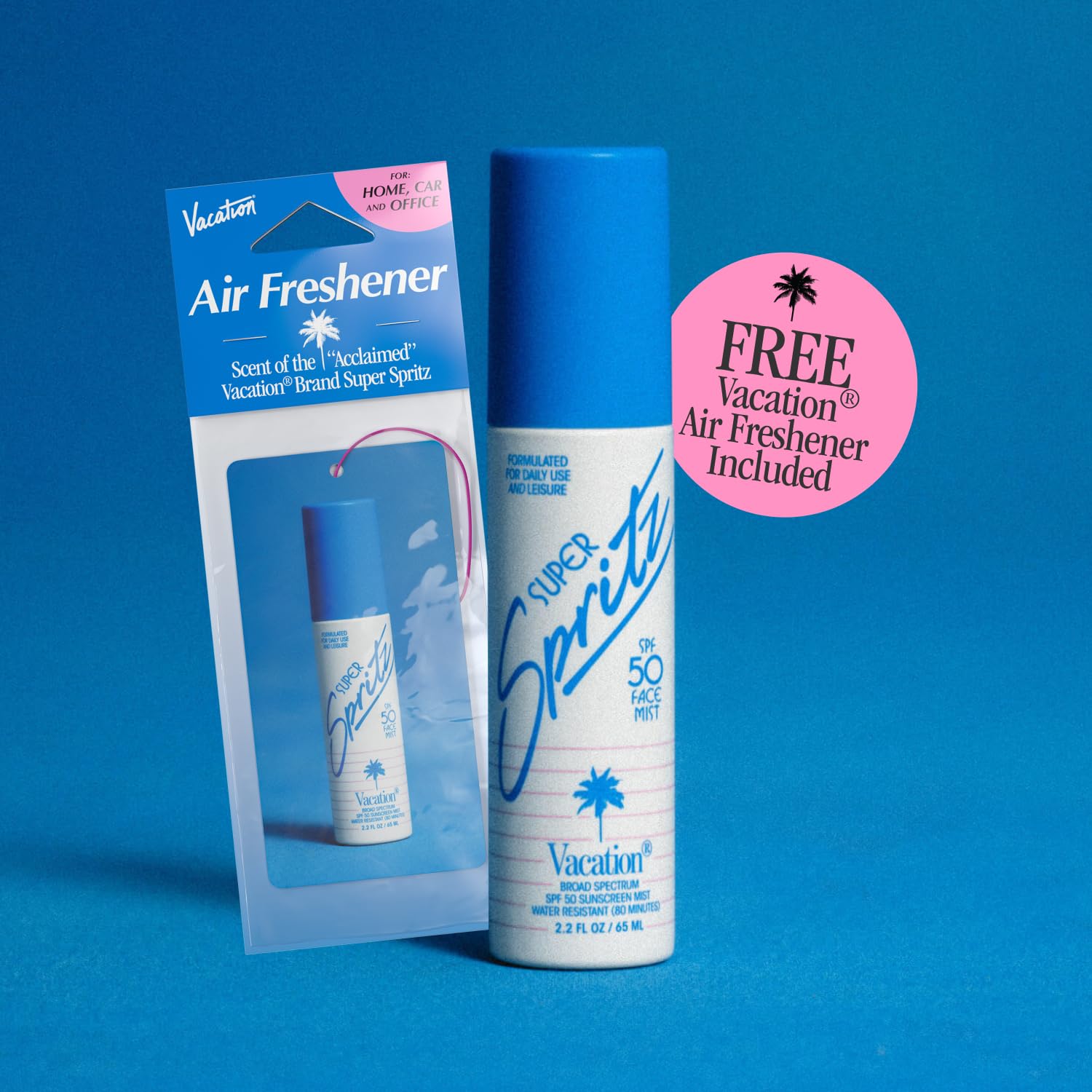 VACATION Super Spritz enables travel-friendly SPF protection on the go.