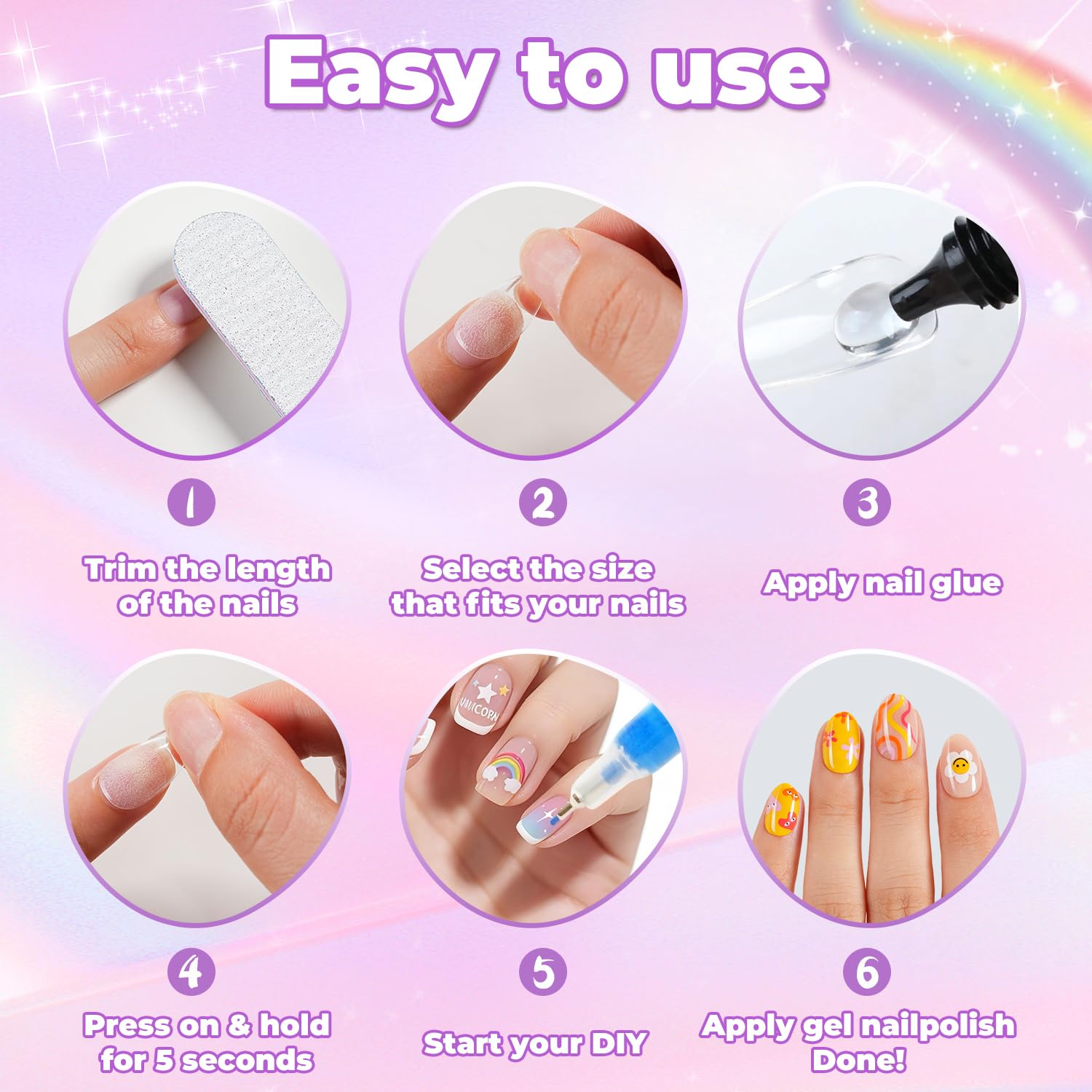 Vagrom DIY kids nailart kit—fun, safe manicure at home.