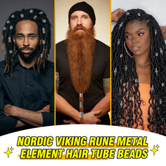 Vaikby adornos barba vikingo, aportan brillo y carácter a la barba
