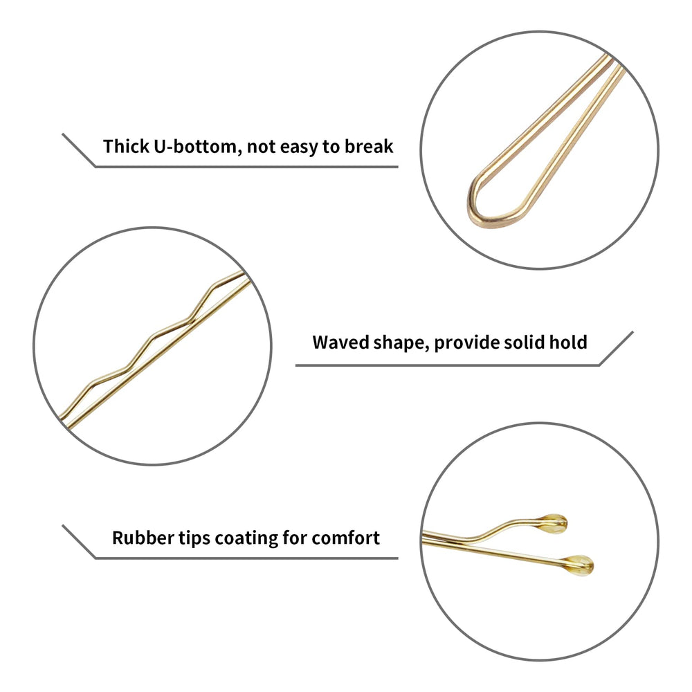 Puntas de goma suaves de Vaincre permiten quitarlas sin dañar el cabello
